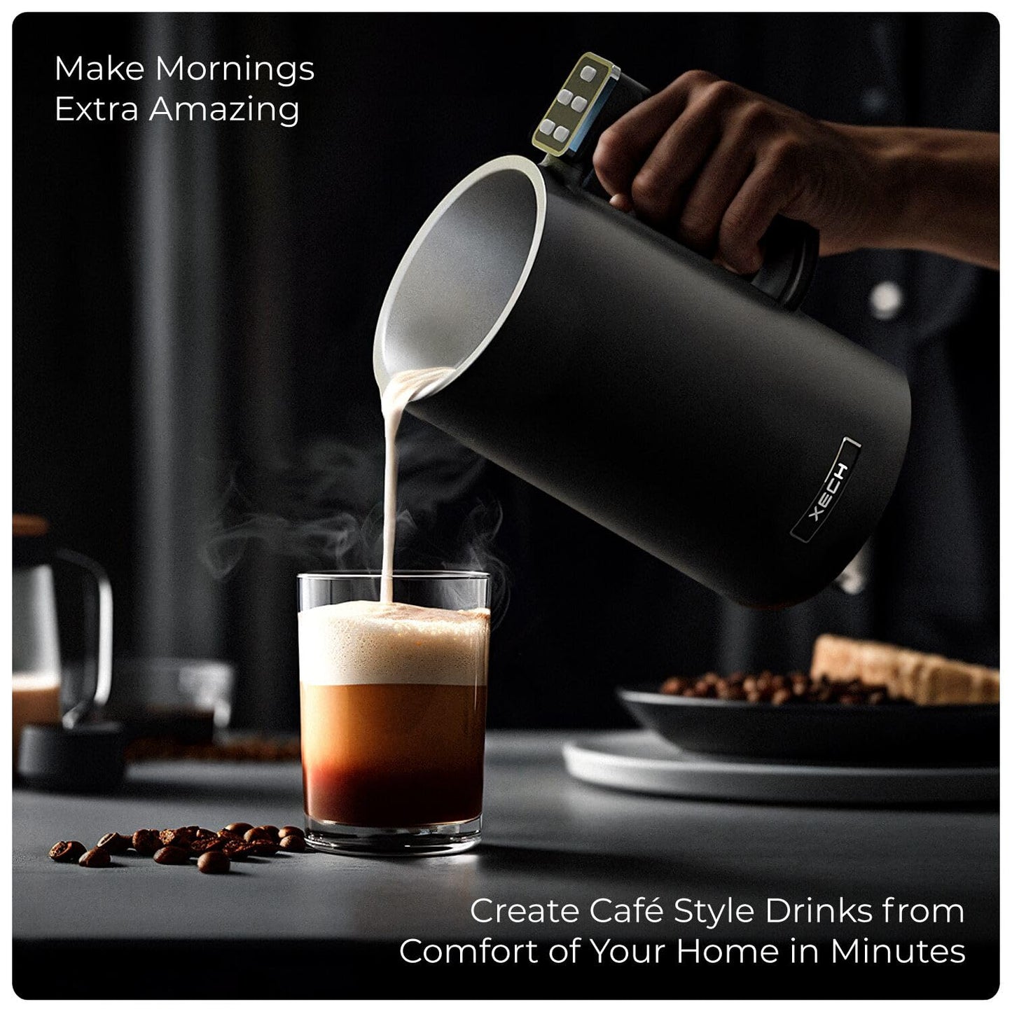Smart Mug Coffee Maker | Automatic Coffee Frother Machine